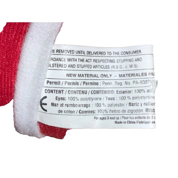 Ziggy plush doll  Dressed as Santa 5.5 inches - Picture 6 of 7